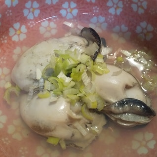 牡蠣の酒蒸し　〜温かい生牡蠣の食べ方〜